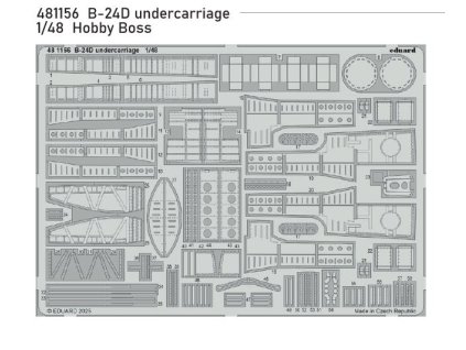 1/48 B-24D undercarriage (HOBBY BOSS)