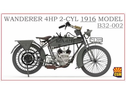 B32 002 Wanderer 4hp 2 cyl 1916 Model