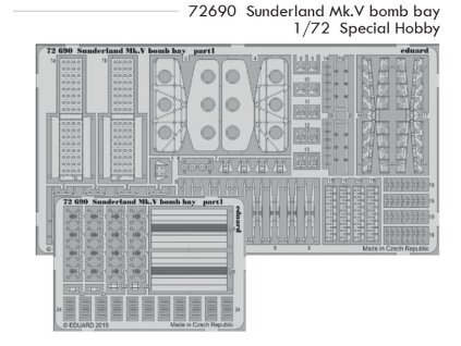 72690 Sunderland Mk.V bomb bay Special Hobby