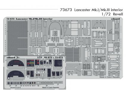 73673 Lancaster Mk.I Mk.III interior Special Hobby