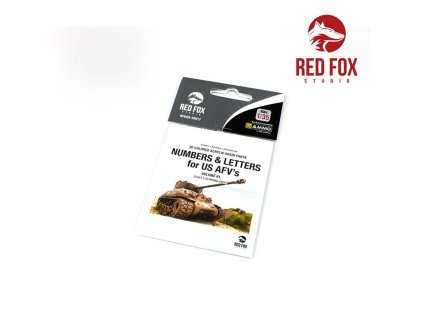1/35 3D Resin Foundry Numeral & Letters for US AFV’s vol.01