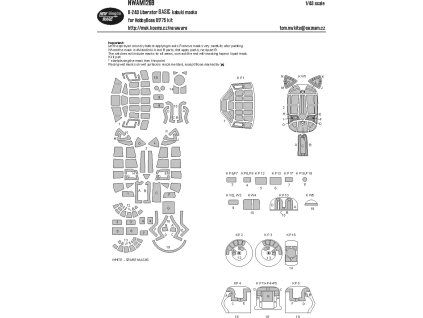 1/48 Mask B-24D Liberator BASIC (HOBBYB)