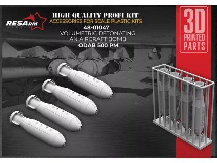 1/48 ODAB 500 PM Aircraft Bombs (4 pcs.)