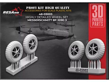 1/48 Messerschmitt BF 109 E wheels set