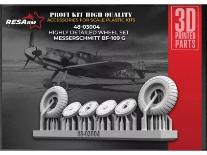 1/48 Messerschmitt BF 109 G wheels set