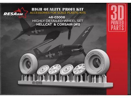 1/48 HELLCAT & CORSAIR wheels set type 1