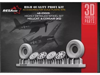 1/48 HELLCAT & CORSAIR wheels set type 2