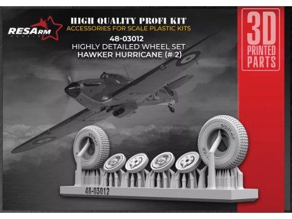 1/48 Hawker Hurricane wheels set type 2