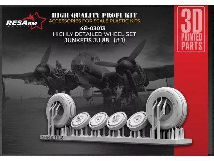 1/48 Junkers Ju-88 wheels set type 1