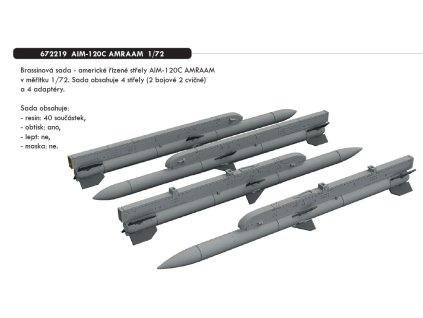672219 AIM 120C AMRAAM 1 72