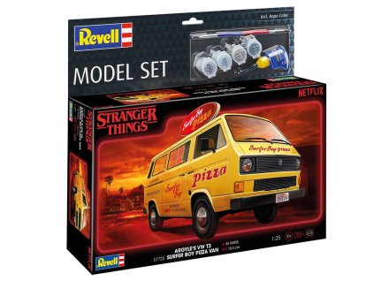 ModelSet STRANGER THINGS auto 67725 VW T3 Bus Surfer Boy 1 25 a146333112 10374