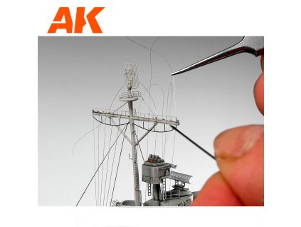 180806 ak interactive 9134 elastic rigging bobbin mega thin pro lodni anteny