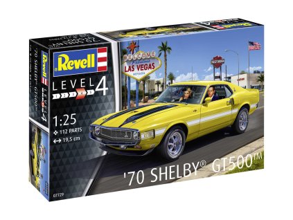 Plastic ModelKit auto 07729 70 Shelby Mustang GT500 1 25 a146313926 10374