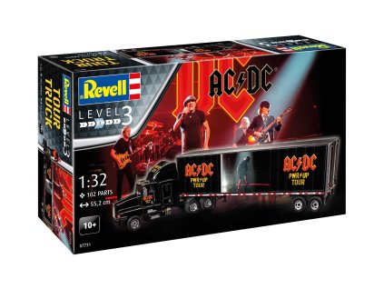 Plastic ModelKit truck 07731 - AC/DC Tour Truck "Power Up" (1:32)