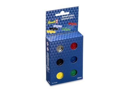 Sada barev Email Color 32213 General Set 1 Gloss 6 x 14ml a153705287 10374