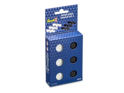 Sada barev Email Color 32215 General Set 3 Matt 6 x 14ml a153705299 10374