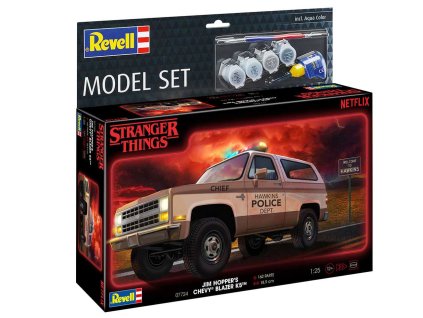 ModelSet STRANGER THINGS auto 67724 1985 Chevrolet K5 Blazer 1 25 a146333106 10374