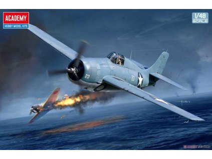 Model Kit letadlo 12355 - USN F4F-4 Wildcat "Battle of Midway" (1:48)