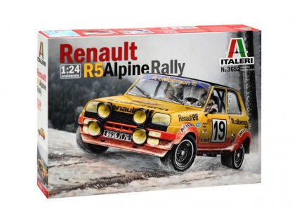 Model Kit auto 3652 RENAULT R5 ALPINE RALLY 1 24 a76011029 10374