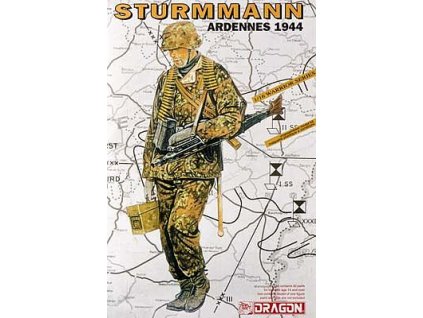 Model Kit figurky 1604 - STURMMANN (ARDENES 1944) (1:16)