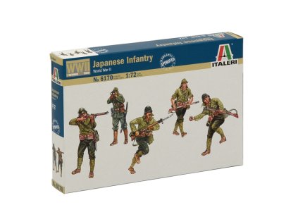 Model Kit figurky 6170 - WWII - JAPANASE INFANTRY (1:72)