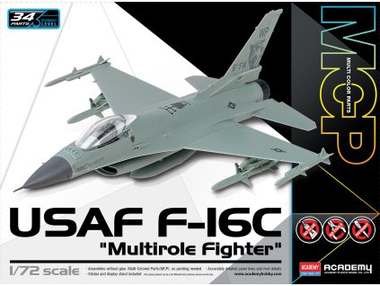 Model Kit letadlo 12541 USAF F 16C Multirole Fighter MCP 1 72 a105830046 10374