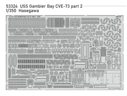 53324 USS Gambier Bay CVE 73 part 2 Hasegawa 1 350