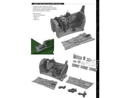 6481124 P 40E cockpit with late seat PRINT 1 48 Eduard