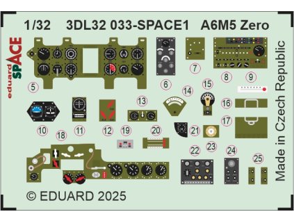 3DL32033 SPACE REKL A6M5 Zero 1 32 rev0