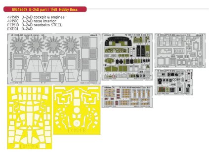 BIG49449 B 24D part I 1 48 Hobby Boss