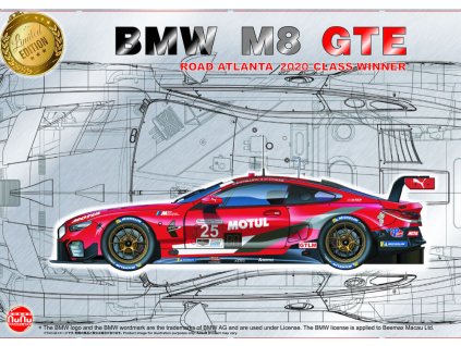 1/24 BMW M8 GTE 2020 Road Atlanta Class Winner