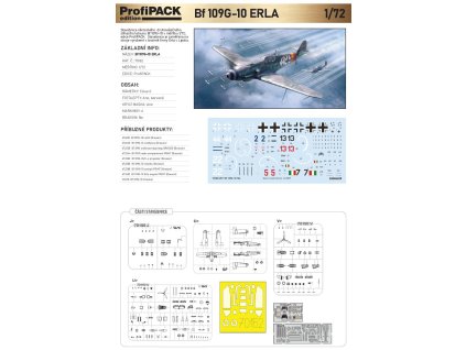 70162 Bf 109G 10 ERLA ProfiPACK 1 72