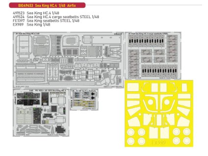 BIG49453 Sea King HC.4 1 48 Airfix