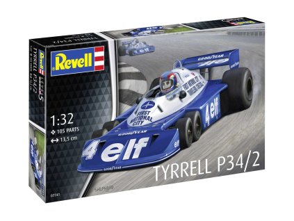 Plastic ModelKit auto 07741 Tyrrel P34 2 6 Wheeler 1 32 a153705449 10374