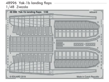 48996 Yak 1b landing flaps 1 48 Zvezda