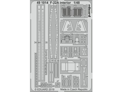 1/48 F-22A interior (Hasegawa)