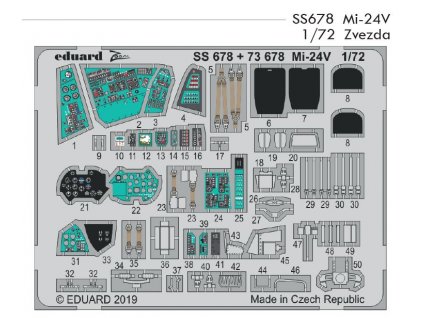 SS678 Mi 24V 1 72 Zvezda