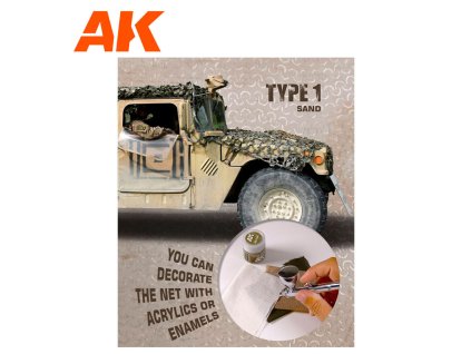 REGULAR CAMOUFLAGE NET Type 1 SAND