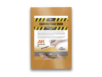 192059 carving foam 10mm a4 size 305 x 228 mm