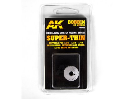 ELASTIC RIGGING BOBBINSUPER-THIN