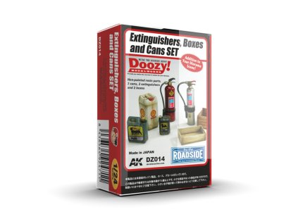 EXTINGUISHERS, BOXES AND CANS SET