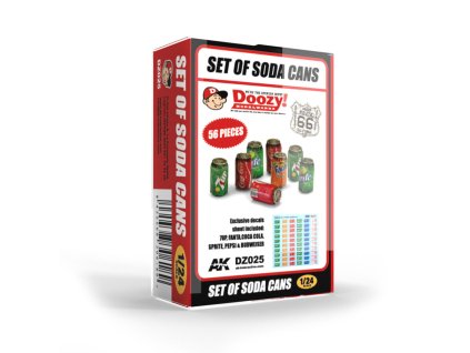 193208 set of soda cans