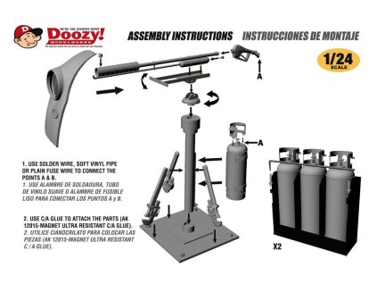 TRUCK FLAMETHROWER WITH CAR FENDER PROTECTIVE SHIELD / LANZALLAMAS POST APOCALÍPTICO PARA PICK-UP UNIVERSAL CON PROTECTOR HECHO DE UN GUARDABARROS