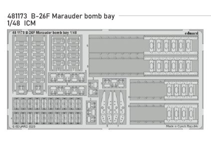 194990 481173 b 26f marauder bomb bay icm 1 48