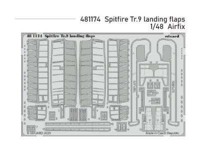 194993 481174 spitfire tr 9 landing flaps airfix 1 48
