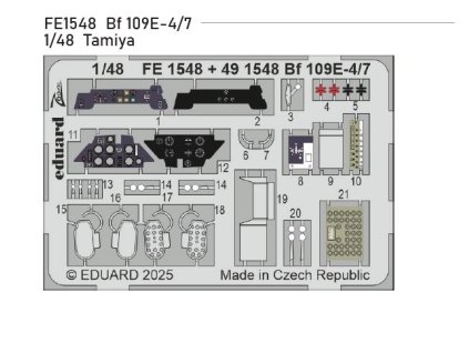 195014 fe1548 bf 109e 4 7 tamiya 1 48