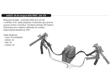195074 6481125 uh 60 miniguns m134 print 1 48 icm