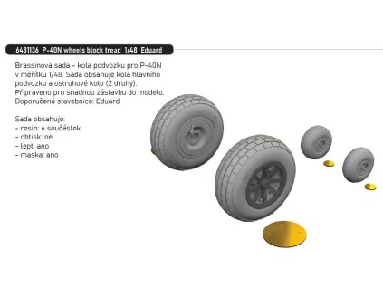 195083 6481136 p 40n wheels block tread 1 48 eduard