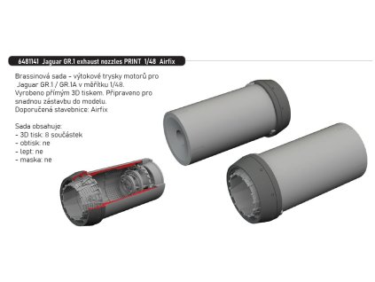 195089 6481141 jaguar gr 1 exhaust nozzles print 1 48 airfix