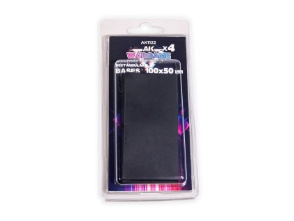 RECTANGULAR BASES 100x50mm x 4 units